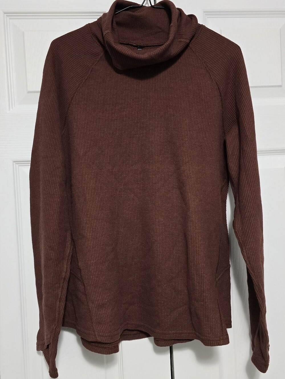 Kuhl Women's Cowl Neck Long Sleeves Shirt in Rust Brown Color  Sz Large
